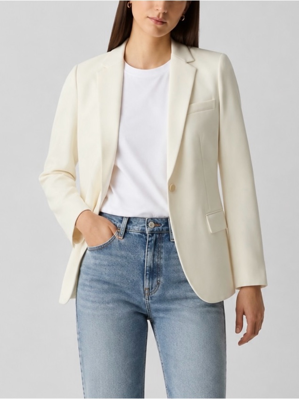 Theory Off-White Blazer - size 2